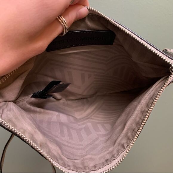 Rebecca Minkoff Gray Leather Crossbody Purse - Picture 5 of 6
